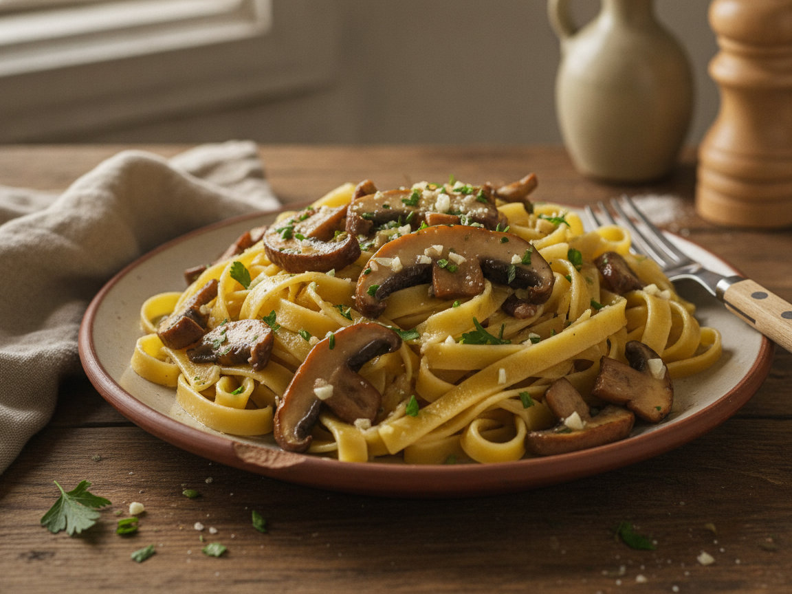 Tagliatelle ai funghi porcini