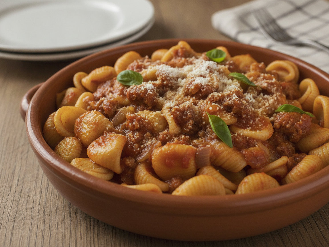 Cavatelli con salsiccia