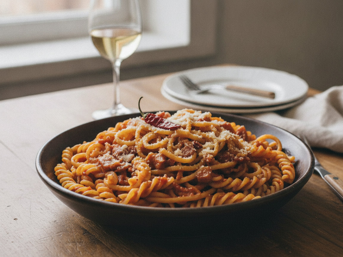 Bucatini all'amatriciana