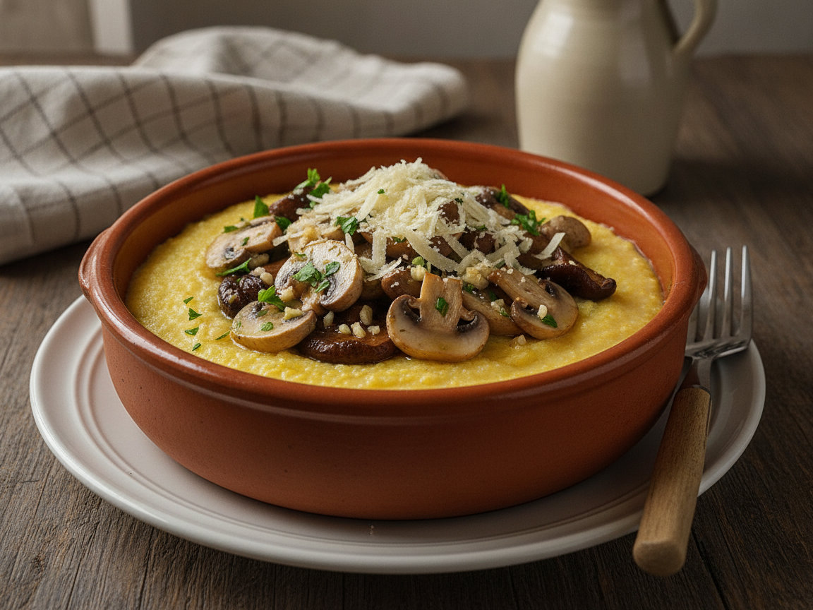 Polenta con funghi