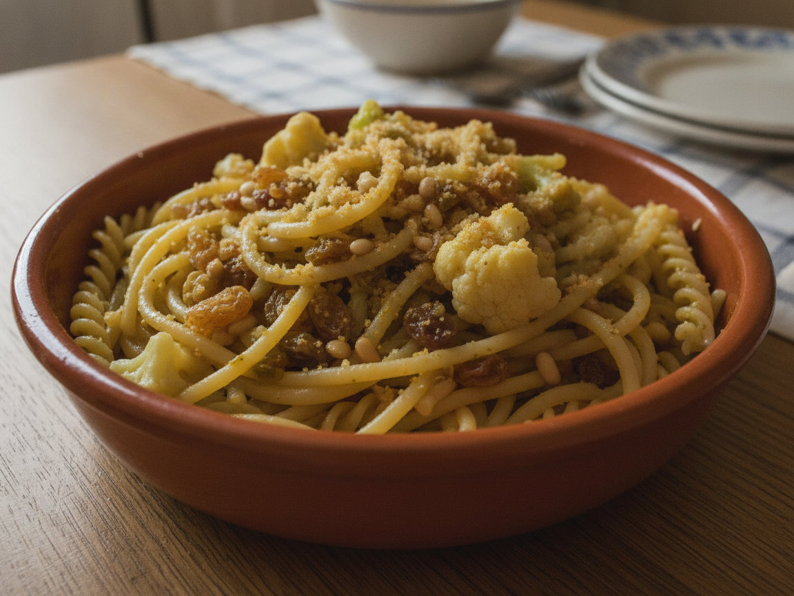 Pasta con i broccoli arriminati