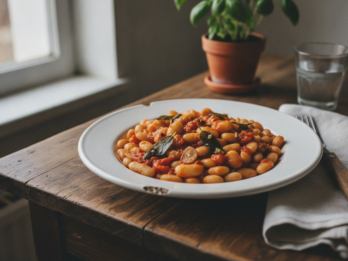 Fagioli all'uccelletto