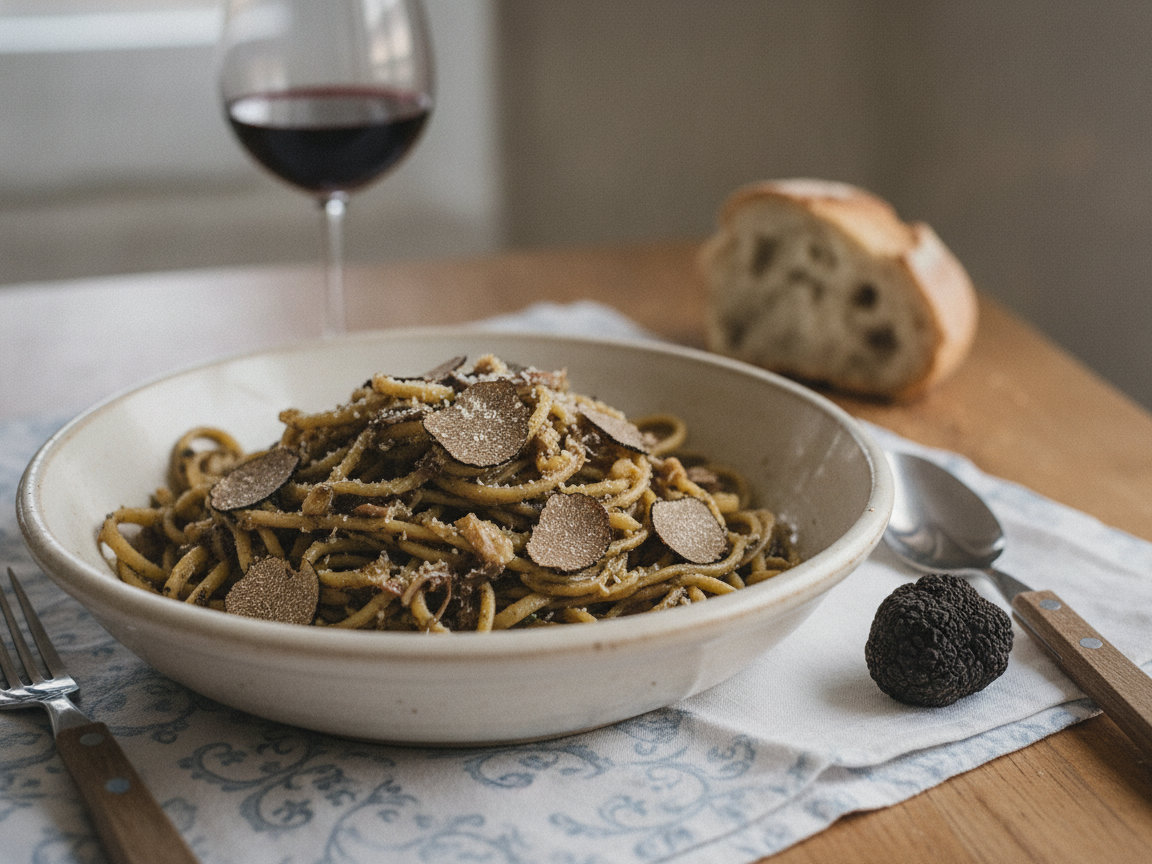 Strangozzi al tartufo nero