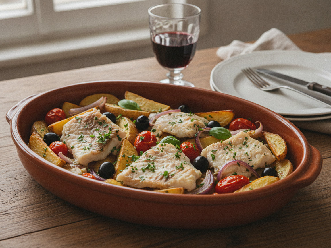 Baccalà alla pugliese con patate