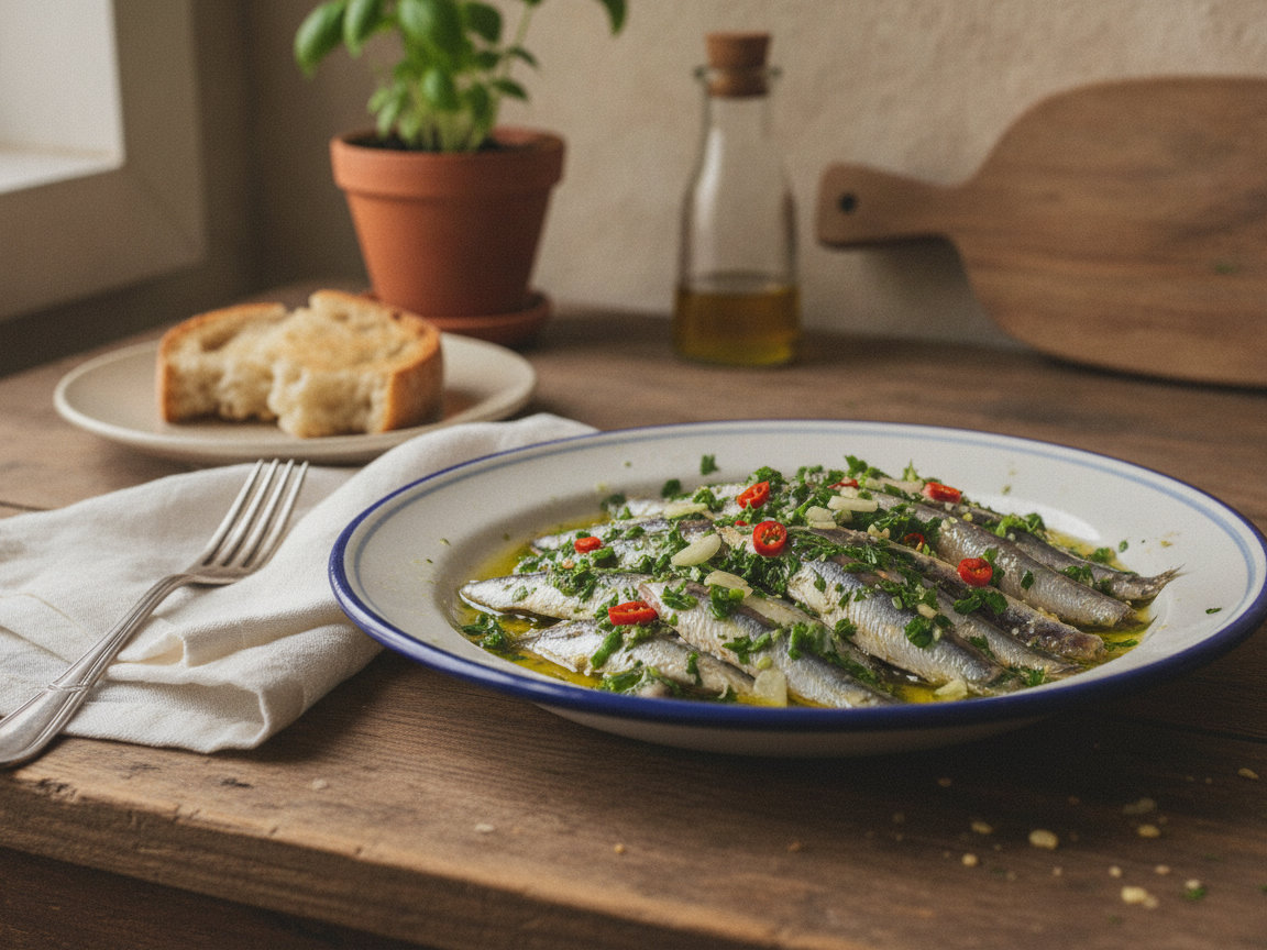 Acciughe al verde