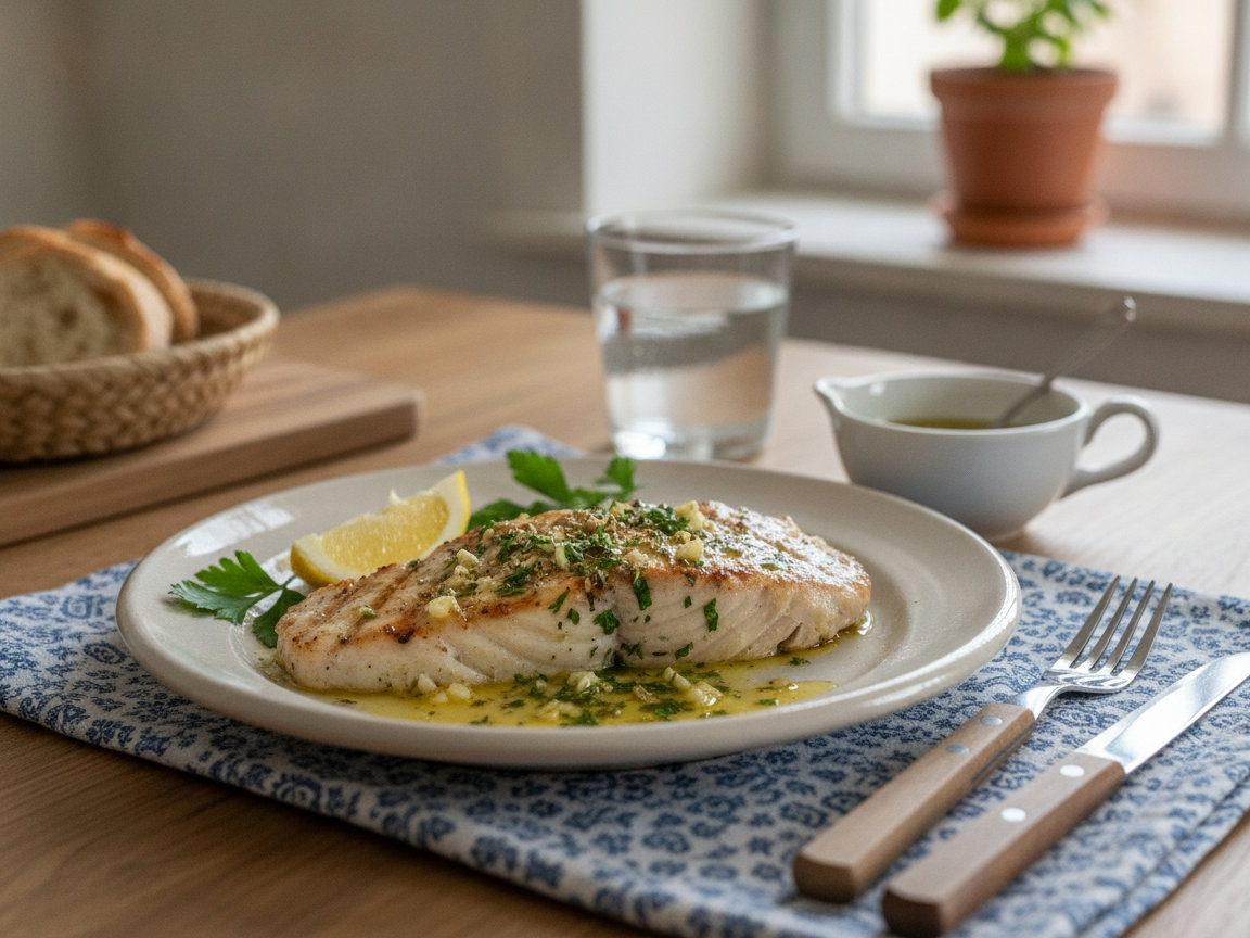 Pesce spada con salmoriglio