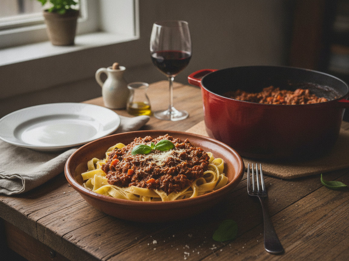 Tagliatelle al ragù