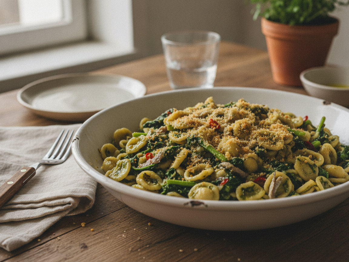 Orecchiette con cime di rapa