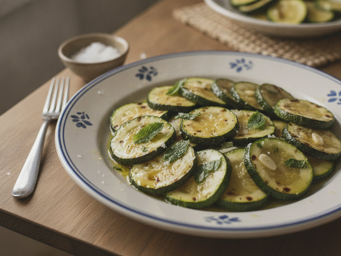 Zucchine grigliate marinate
