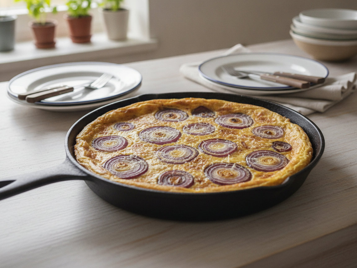 Frittata di cipolle di Tropea