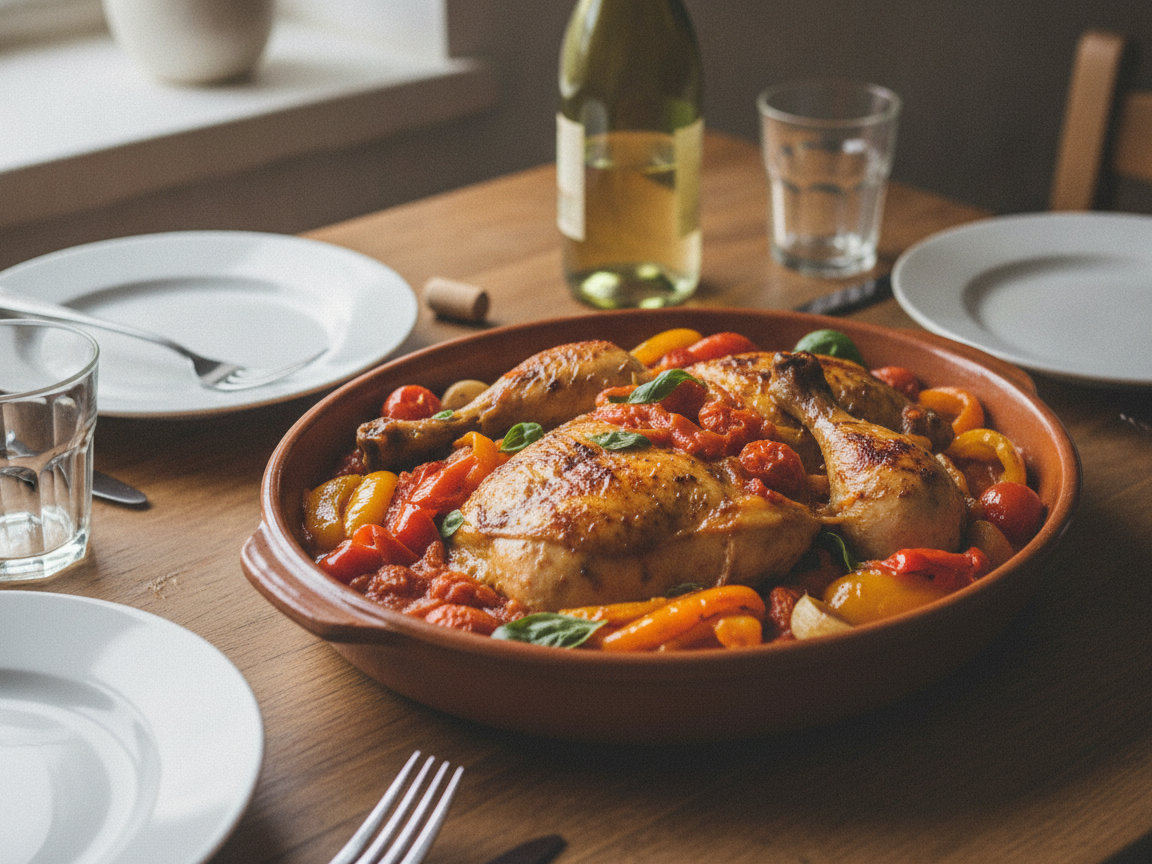 Pollo con i peperoni