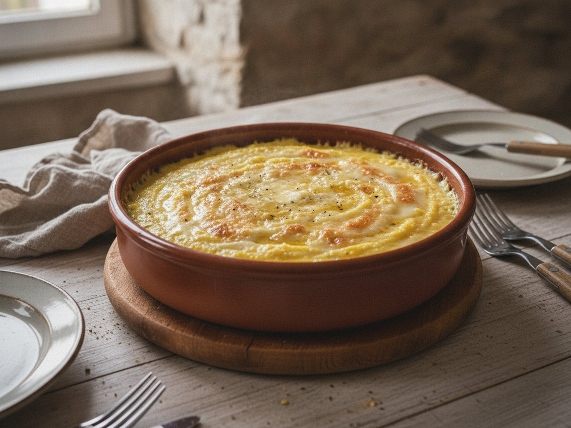 Polenta concia