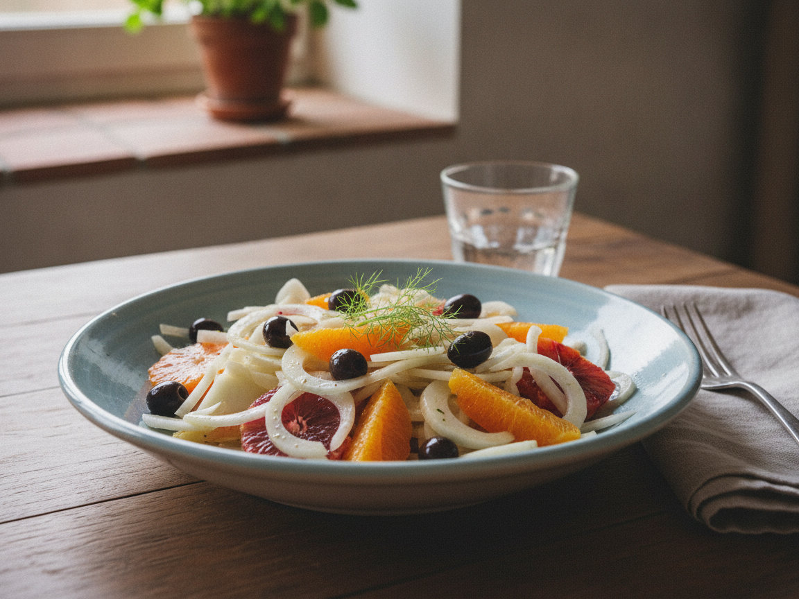 Insalata di finocchi e arance