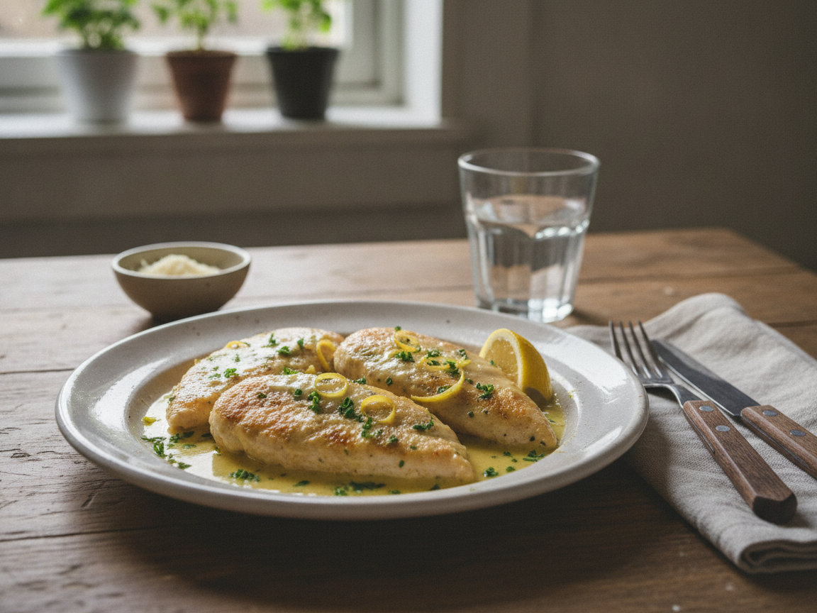 Petto di pollo al limone